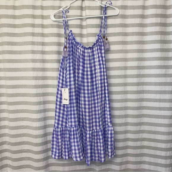 NWT Maaji Gingham beach cover up size large - Picture 1 of 15